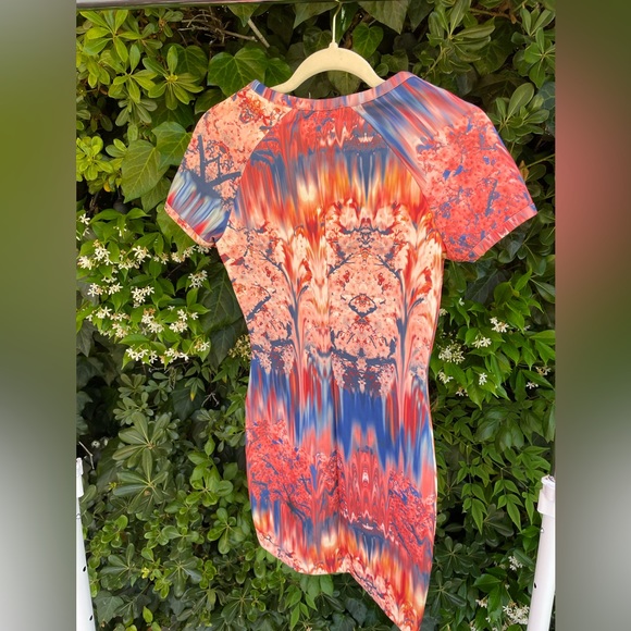 Zara Floral Pattern Scuba Dress - Picture 4 of 5